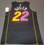 Maillot de Basket #22 Butler Miami Heat 21-22 city ave sponor logo